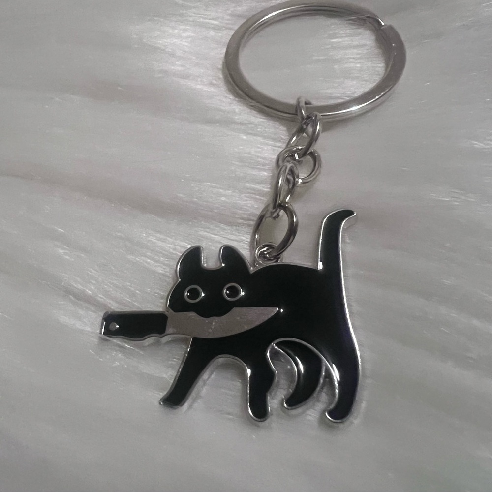 cat keychain